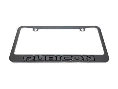 Jeep Rubicon Chrome License Plate Frame