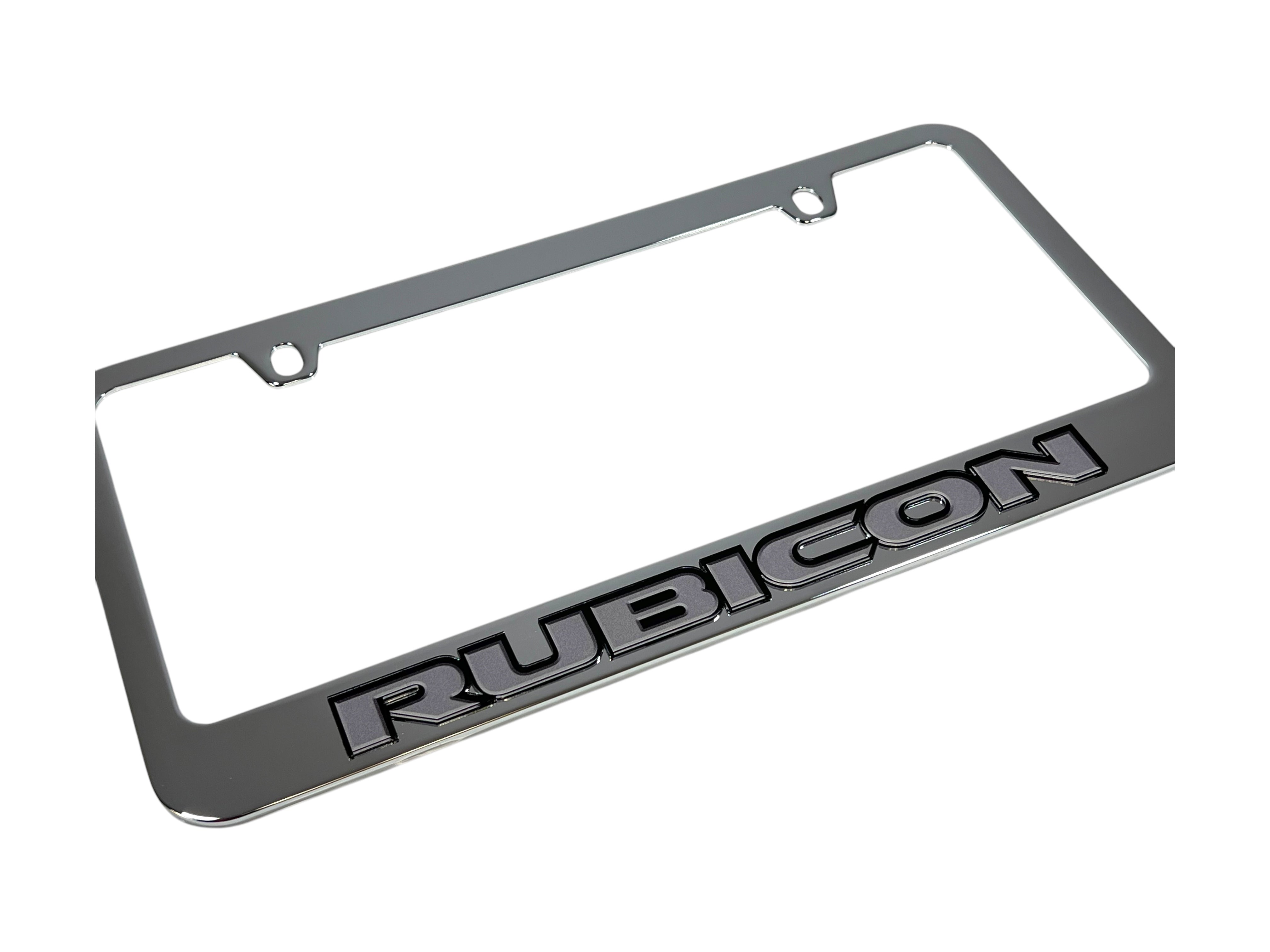 Jeep Rubicon Chrome License Plate Frame