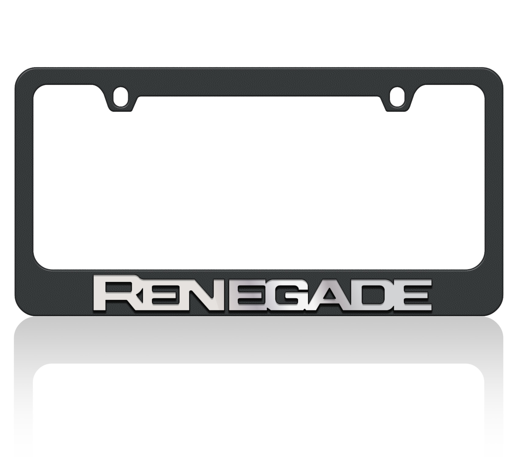 Jeep Renegade Black License Plate Frame