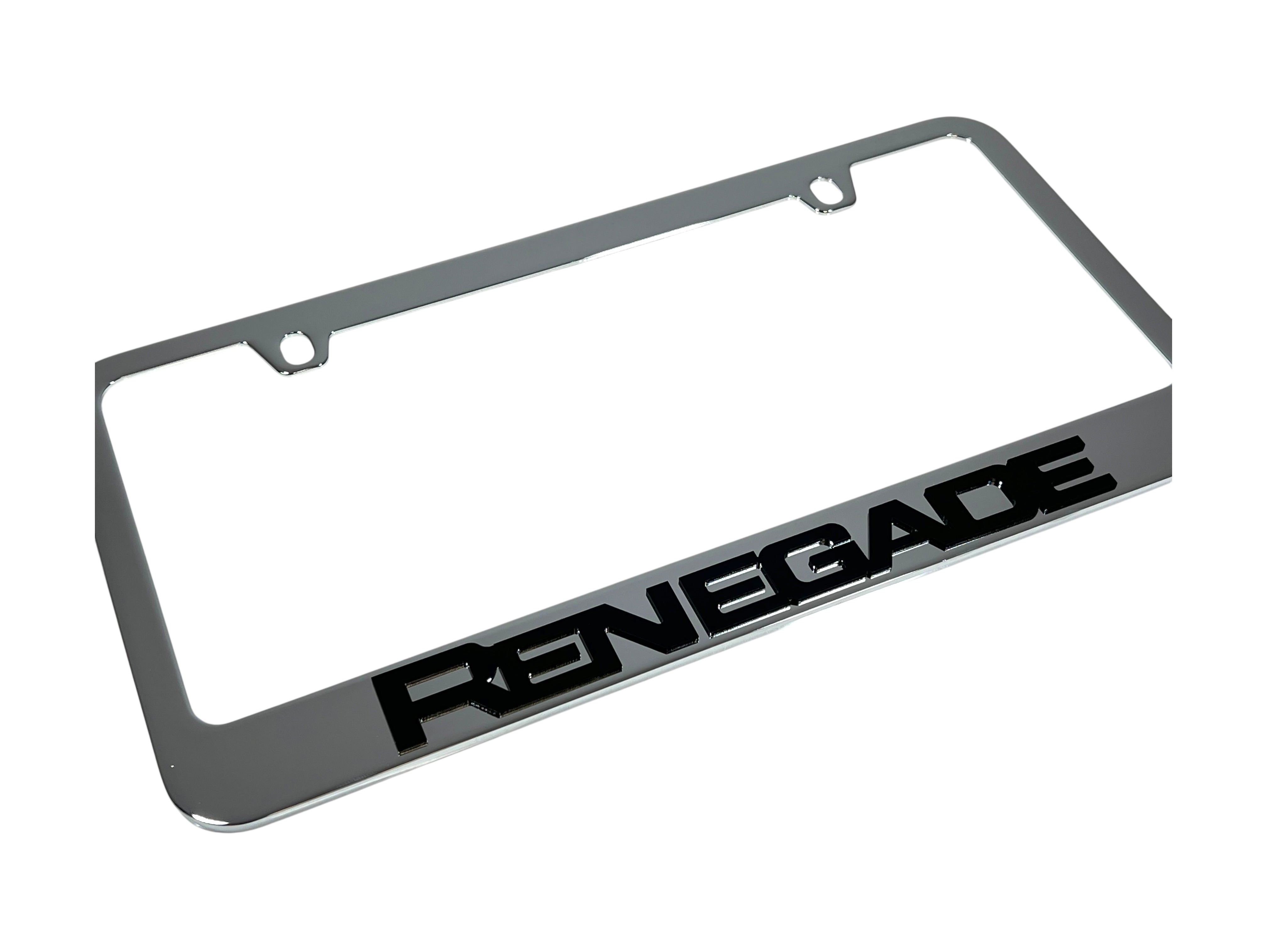 Jeep Renegade Chrome License Plate Frame