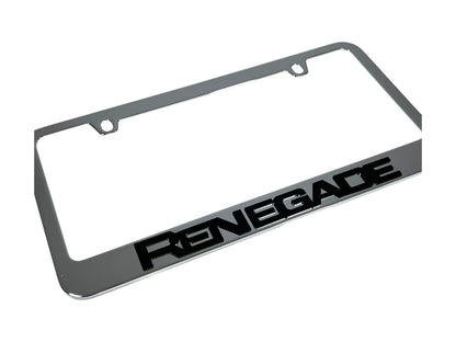 Jeep Renegade Chrome License Plate Frame