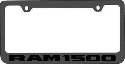 Ram 1500 Black License Plate Frame