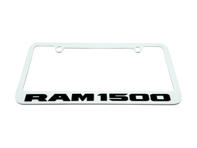 Ram 1500 White License Plate Frame