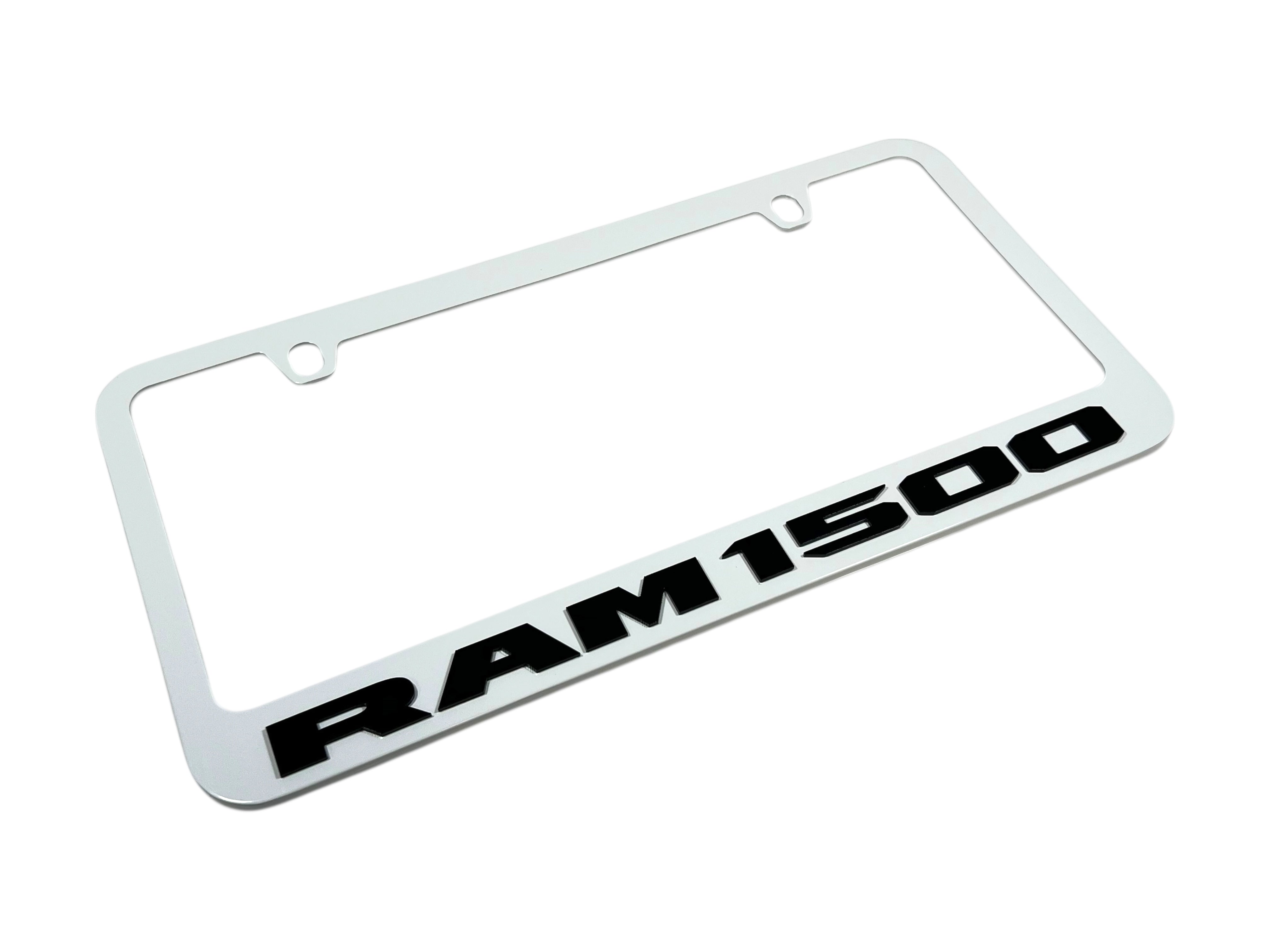 Ram 1500 White License Plate Frame