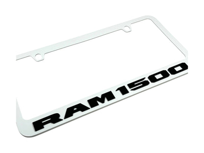 Ram 1500 White License Plate Frame