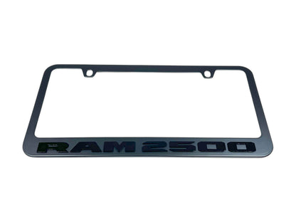 Ram 2500 Black License Plate Frame