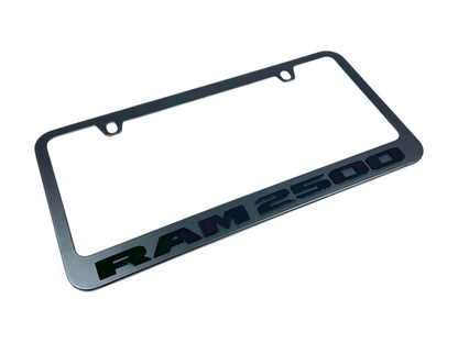 Ram 2500 Black License Plate Frame