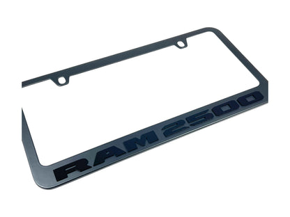 Ram 2500 Black License Plate Frame