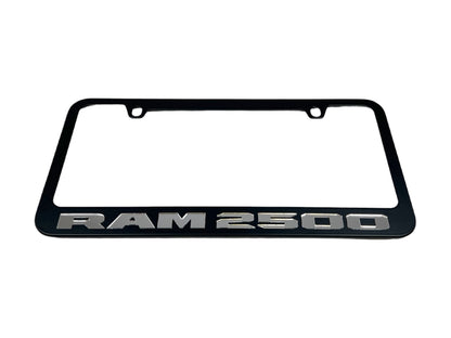 Ram 2500 Black License Plate Frame