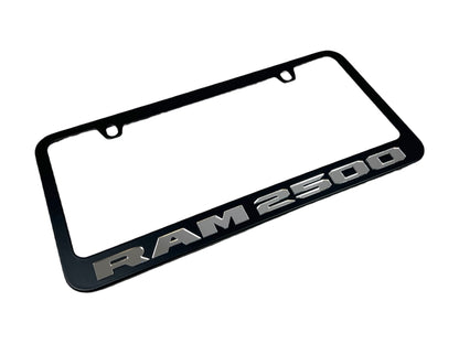 Ram 2500 Black License Plate Frame