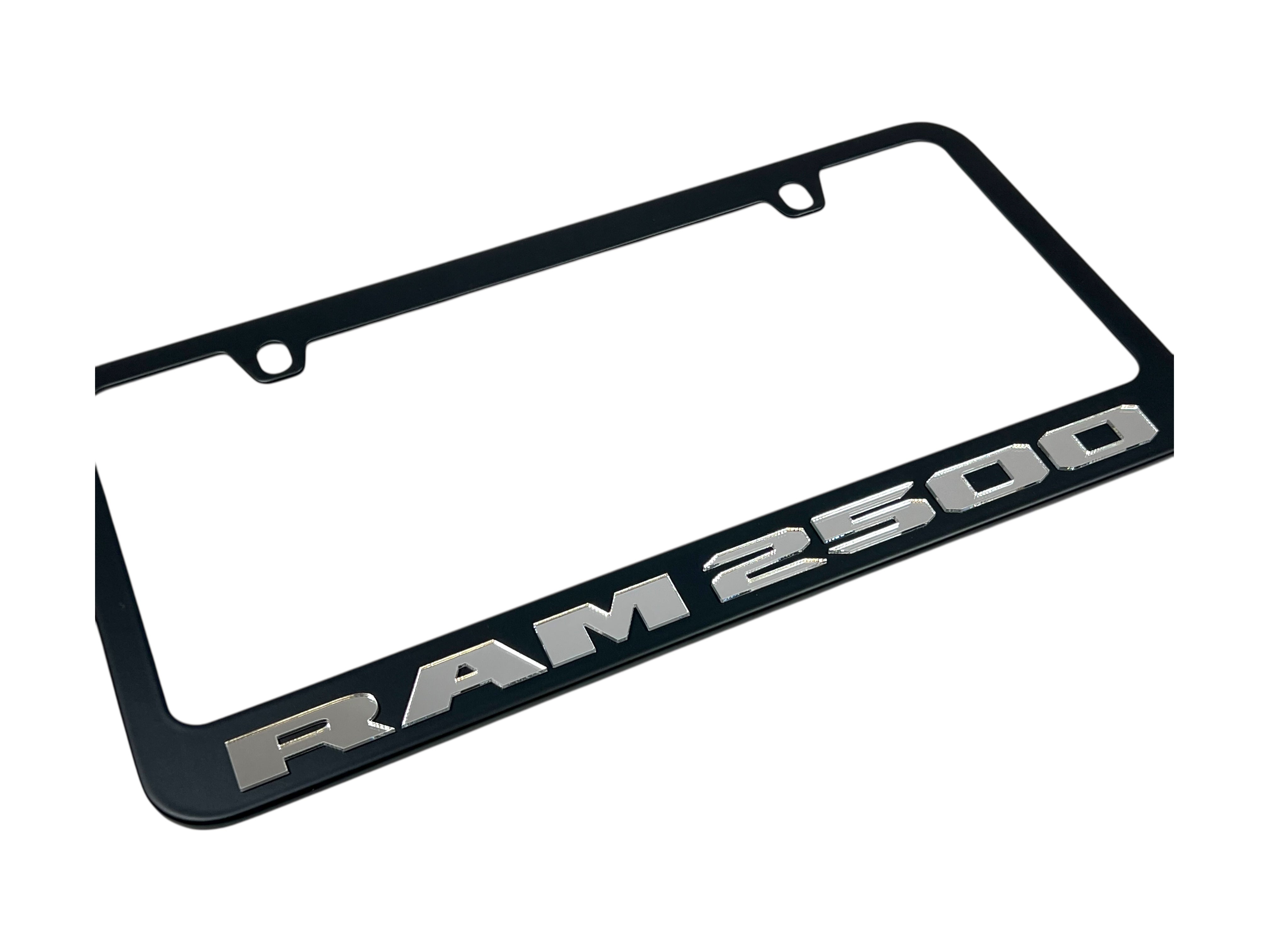 Ram 2500 Black License Plate Frame