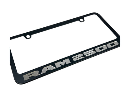 Ram 2500 Black License Plate Frame