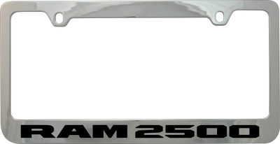 Ram 2500 Chrome License Plate Frame