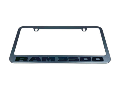 Ram 3500 Black License Plate Frame