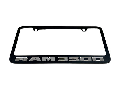 Ram 3500 Black License Plate Frame