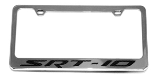 Dodge SRT-10 Chrome License Plate Frame