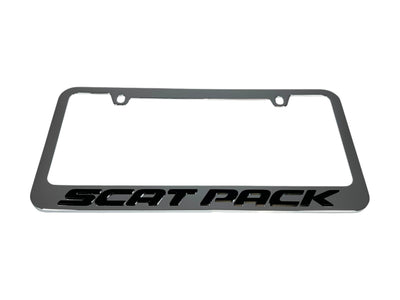 Dodge Scat Pack Chrome License Plate Frame