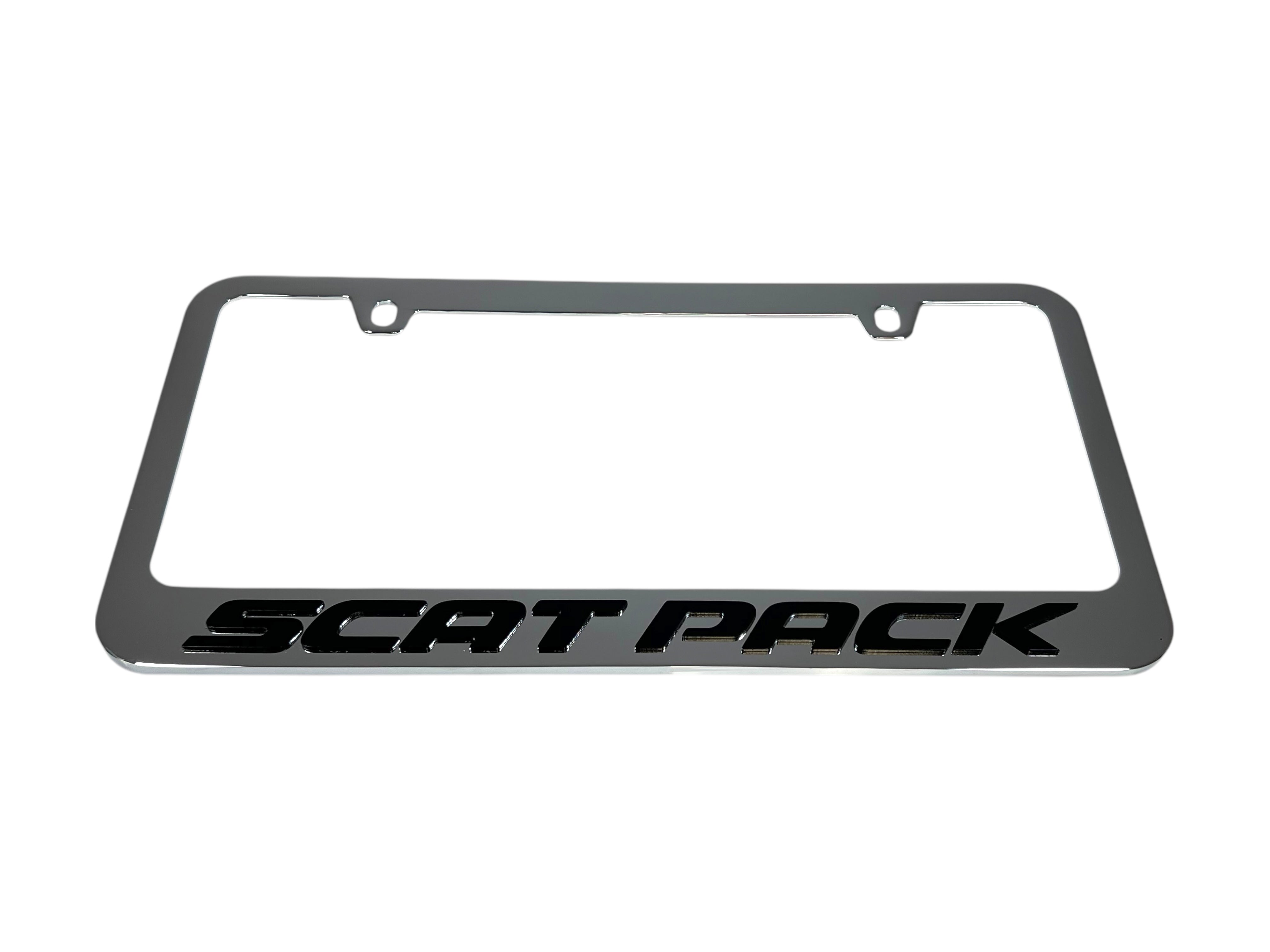 Dodge Scat Pack Chrome License Plate Frame