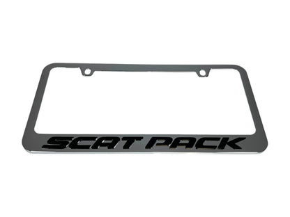 Dodge Scat Pack Chrome License Plate Frame