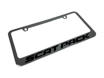 Dodge Scat Pack Chrome License Plate Frame