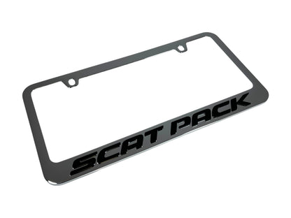 Dodge Scat Pack Chrome License Plate Frame