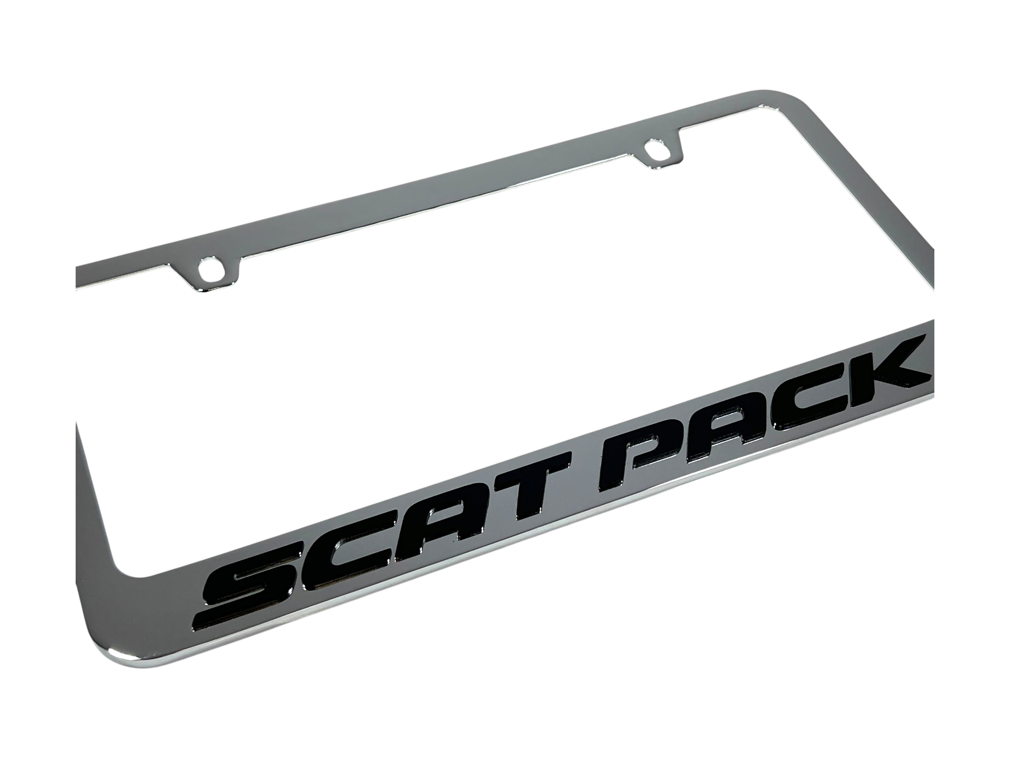 Dodge Scat Pack Chrome License Plate Frame