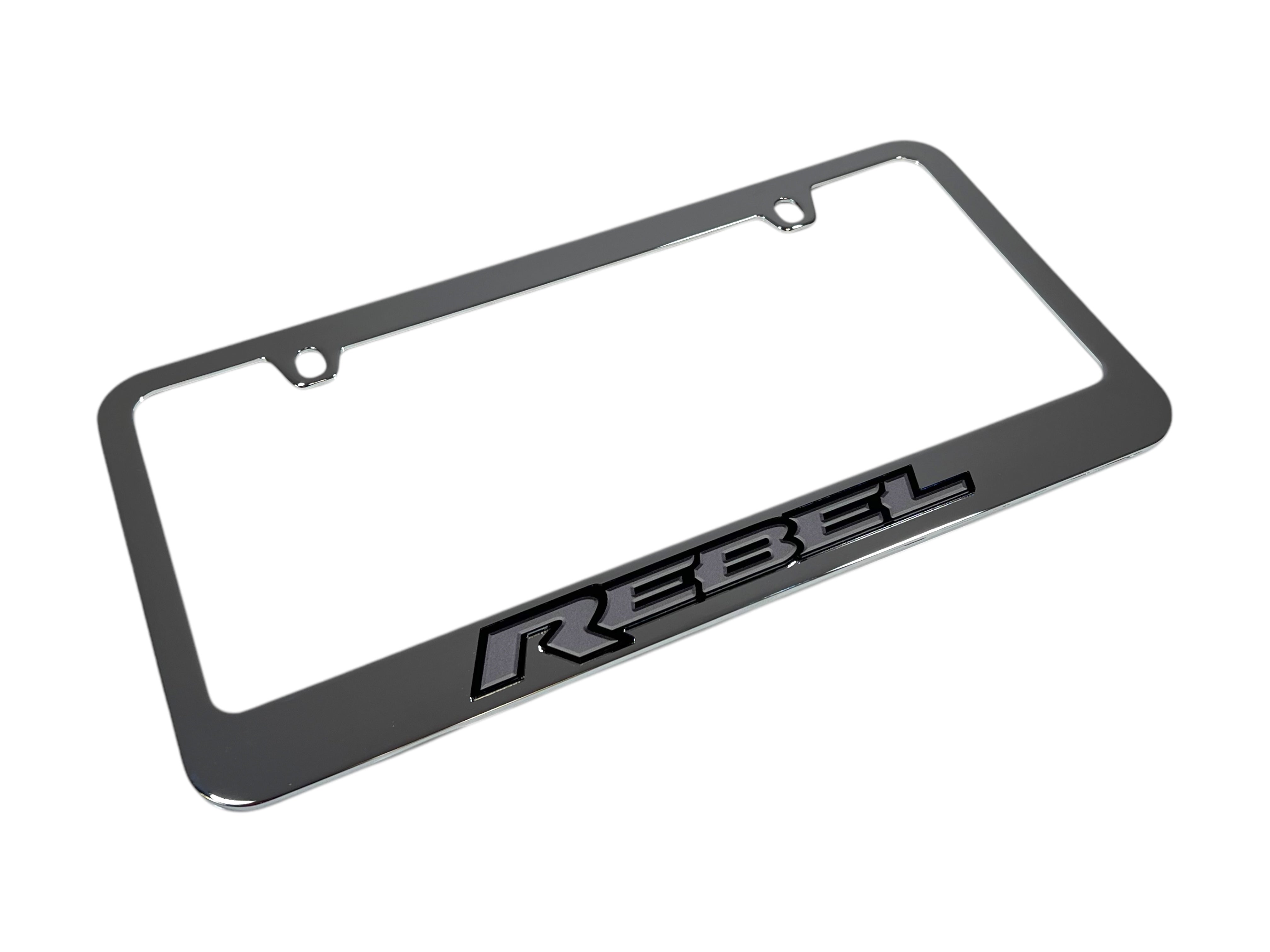 Ram Rebel Chrome License Plate Frame