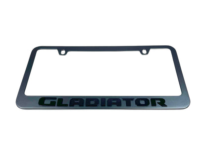 Jeep Gladiator Blacked Out Black License Plate