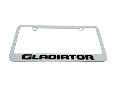Jeep Gladiator White License Plate Frame