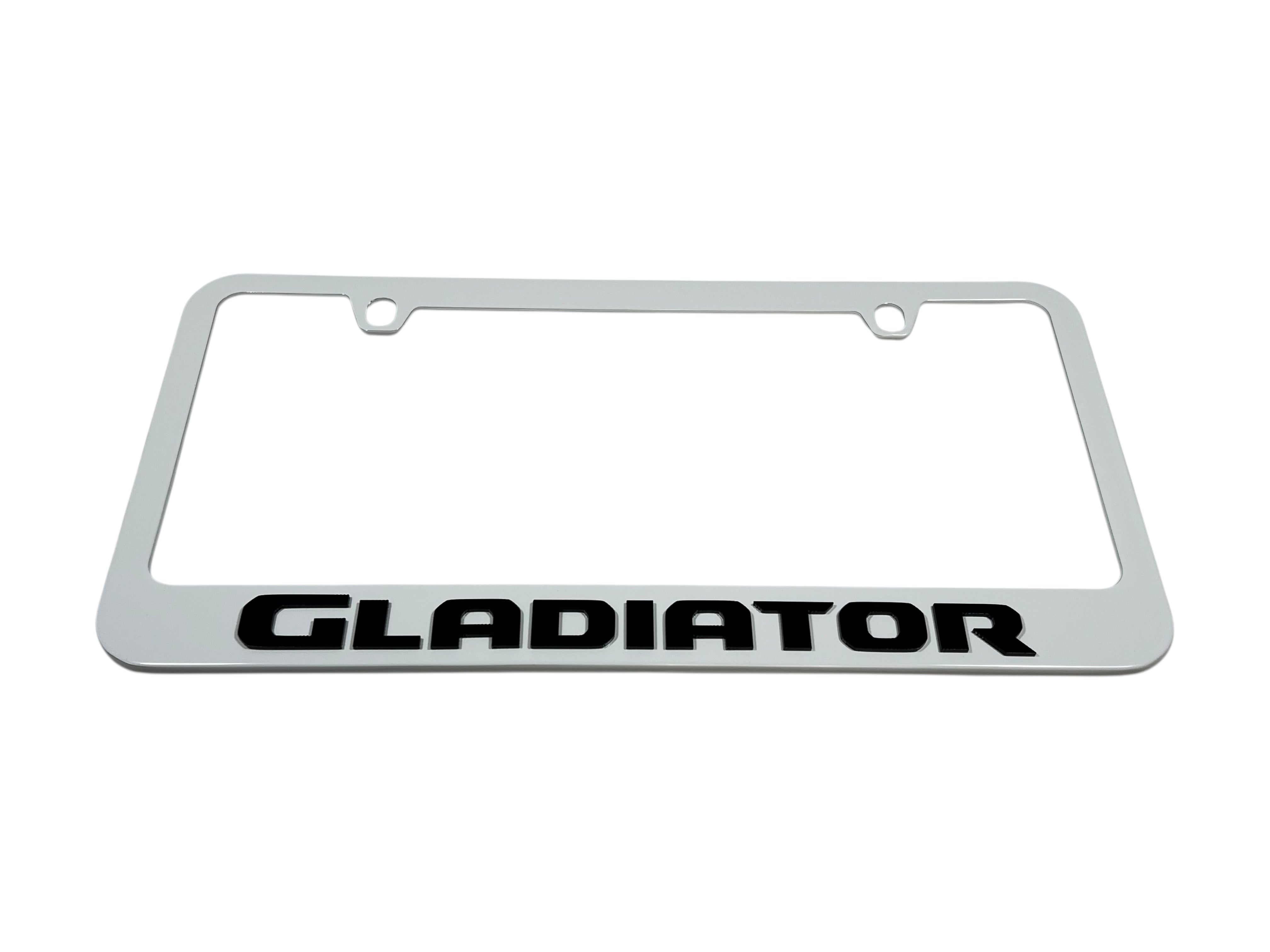 Jeep Gladiator White License Plate Frame