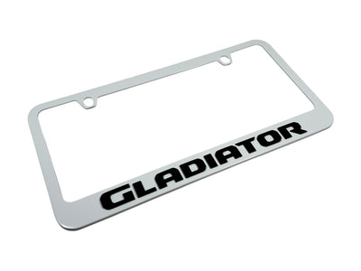 Jeep Gladiator White License Plate Frame