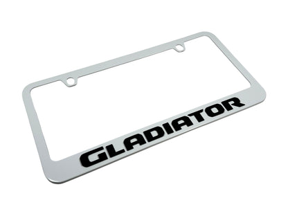 Jeep Gladiator White License Plate Frame
