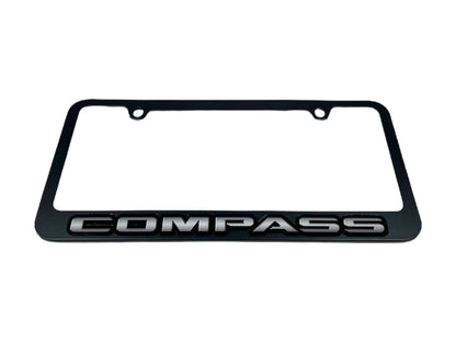 Jeep Compass Black License Plate Frame