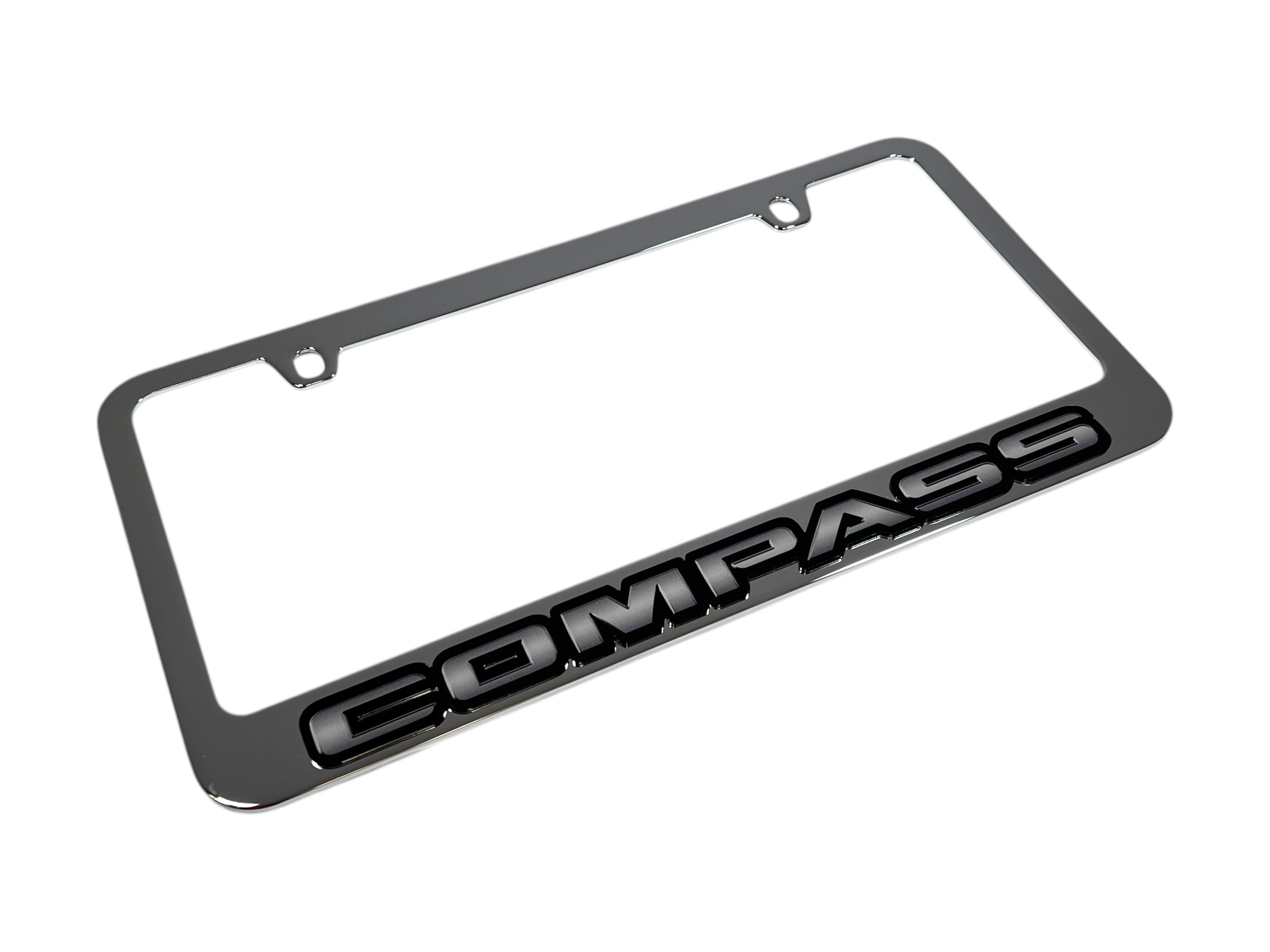 Jeep Compass Chrome License Plate Frame