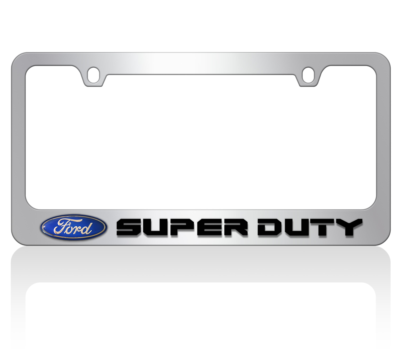 2017 Ford Super Duty Chrome License Plate Frame