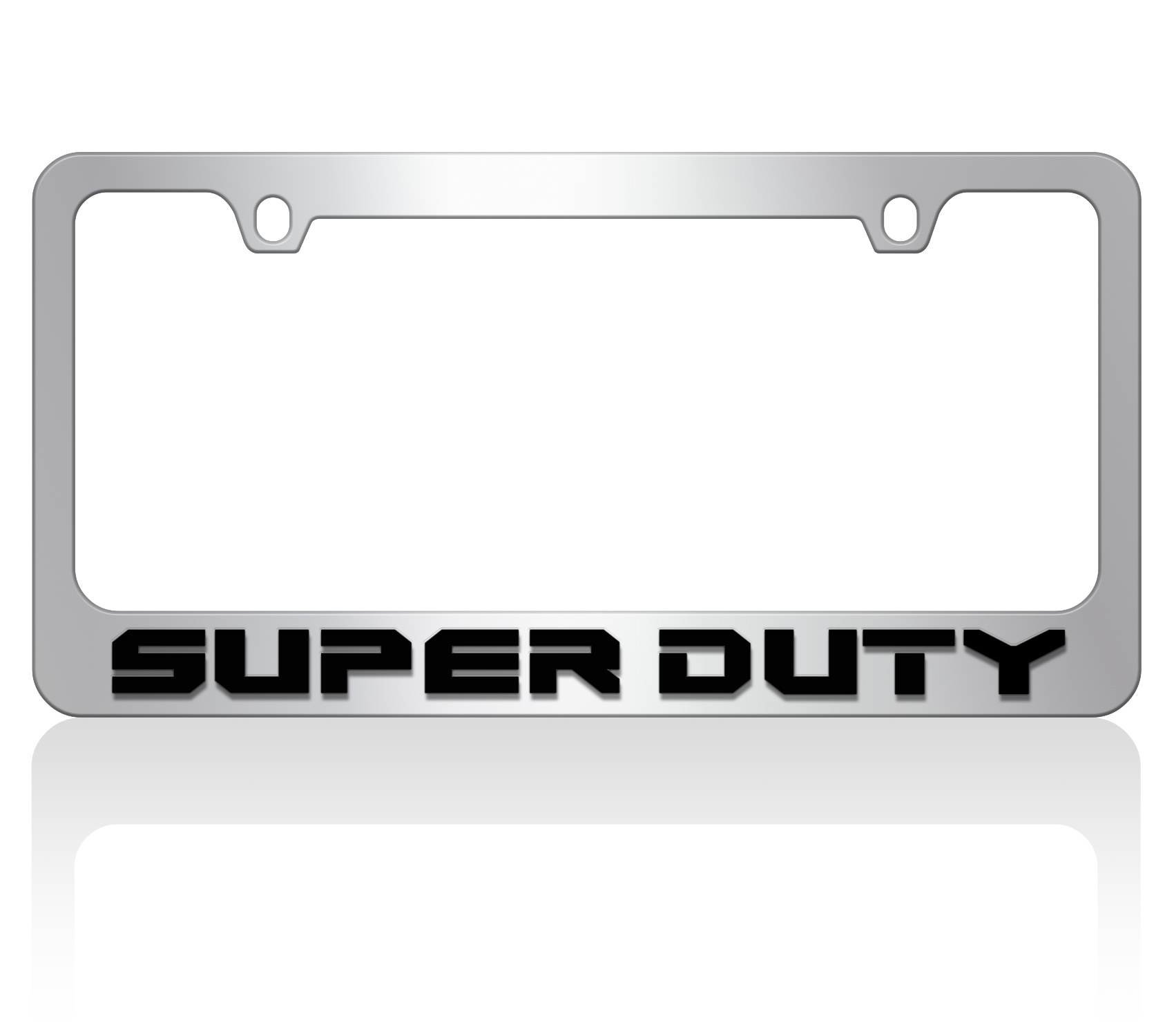 2017 Ford Super Duty Chrome License Plate Frame