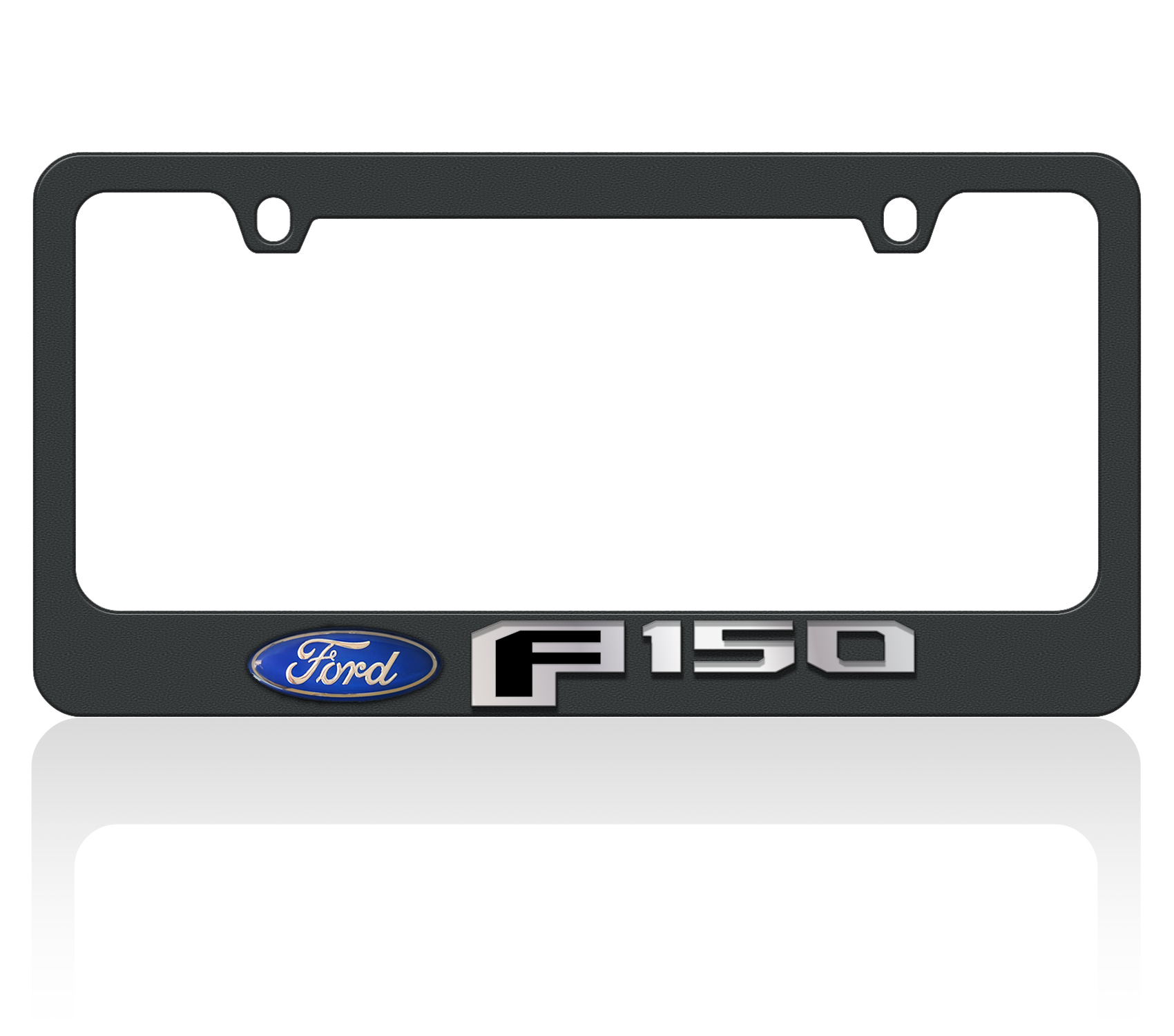 2015 Ford F-150 Black License Plate Frame