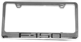 Ford F-150 Chrome License Plate Frame