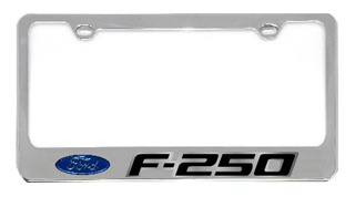 2009 Ford F-250 Chrome License Plate Frame