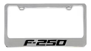 2009 Ford F-250 Chrome License Plate Frame