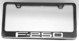 Ford F-250 Chrome License Plate Frame