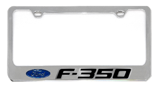 2009 Ford F-350 Chrome License Plate Frame