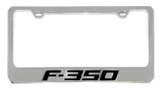 2009 Ford F-350 Chrome License Plate Frame