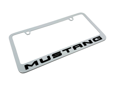Ford Mustang White License Plate Frame