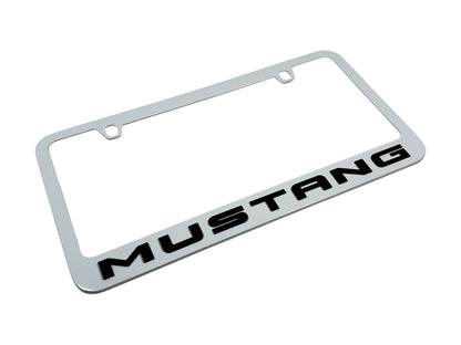 Ford Mustang White License Plate Frame
