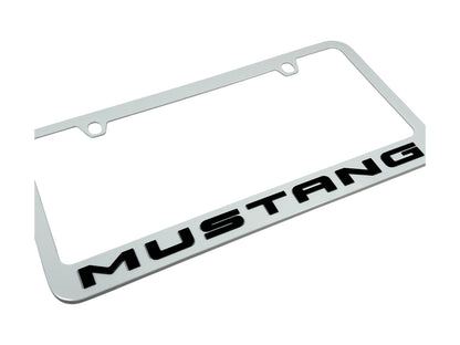 Ford Mustang White License Plate Frame