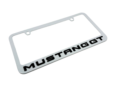 Ford Mustang GT White License Plate Frame