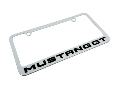 Ford Mustang GT White License Plate Frame