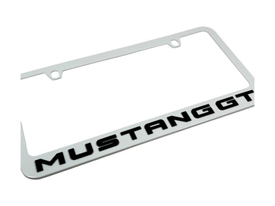 Ford Mustang GT White License Plate Frame