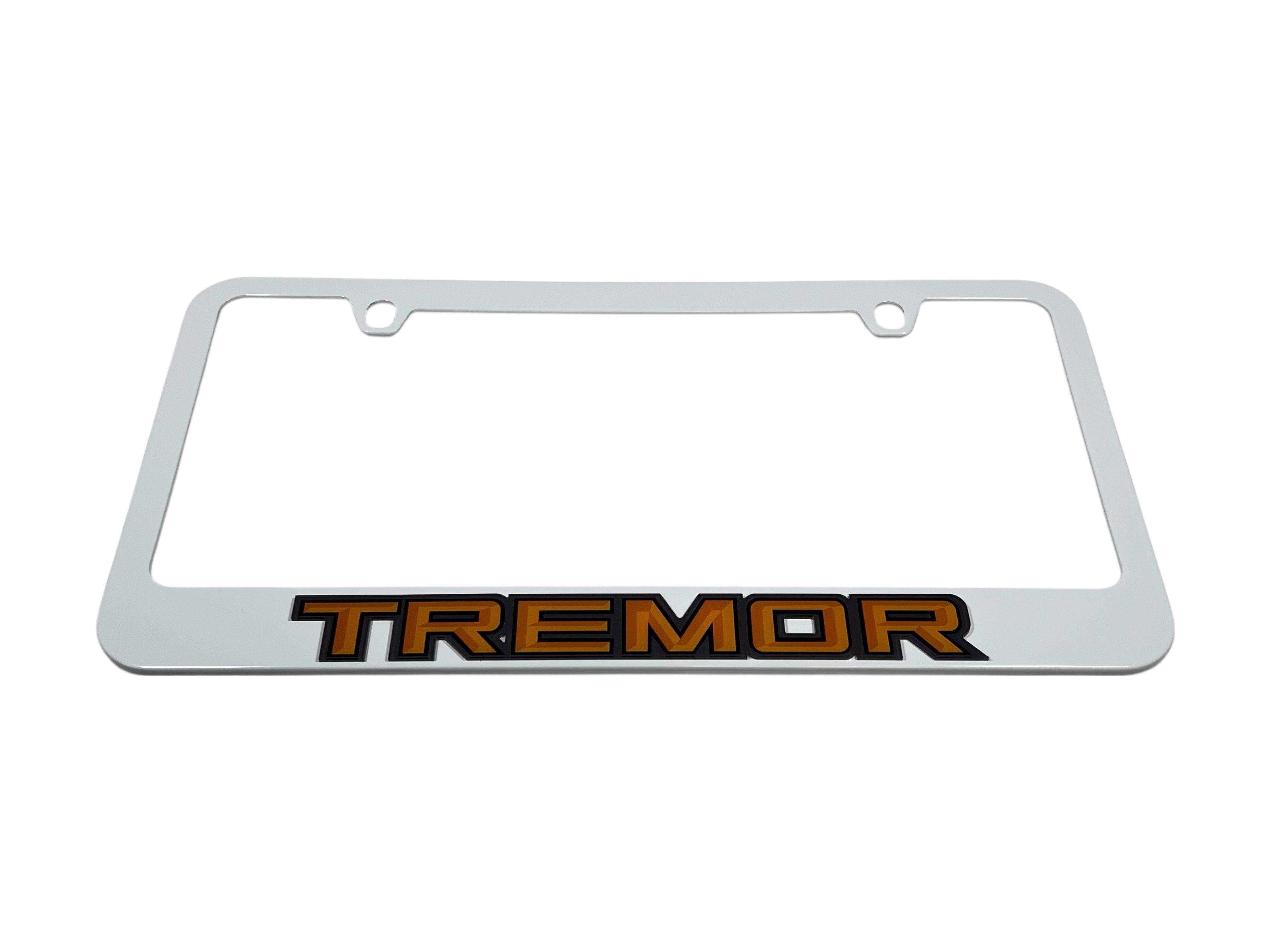 Ford Tremor White License Plate Frame